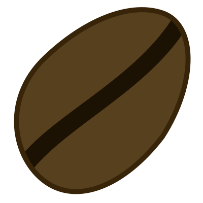 Coffee Bean Icon clipart