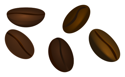 Coffee beans clipart