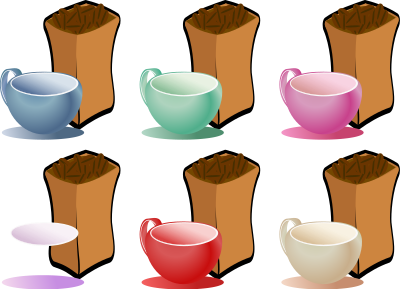 Coffee cups clipart