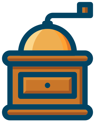 Coffee grinder clipart