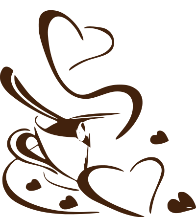 Coffee lovo logo clipart