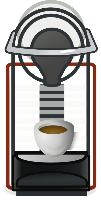 Coffee machine clipart