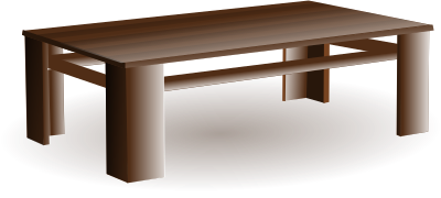Coffee table clipart