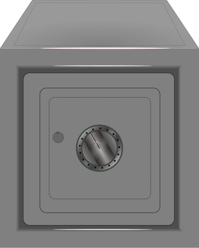 Coffre fort clipart
