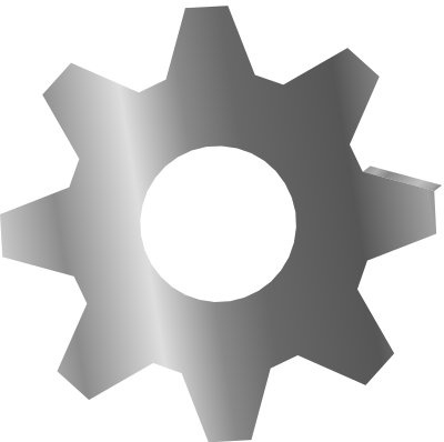 Cog 3D clipart