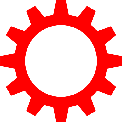 Cogwheel symbol by Rones clipart