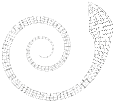 Coiled Snake clipart