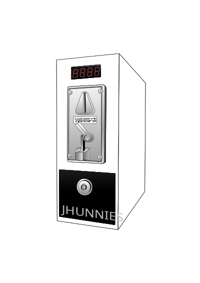 Coin operated timer clipart