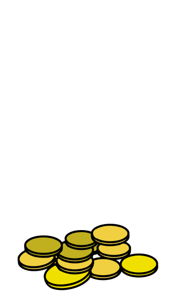 Coins-1 clipart