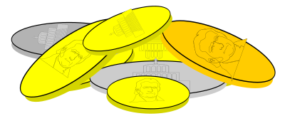 Coins clipart