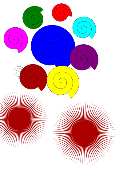 COIOURS OF STARS clipart