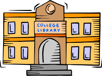 College Library clipart