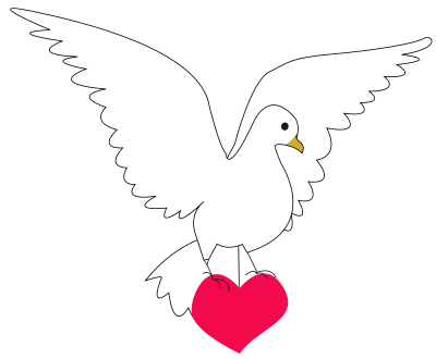 Colombe de la paix clipart