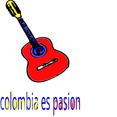 Colombia es pasion clipart