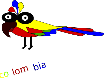 Colombia es pasión clipart