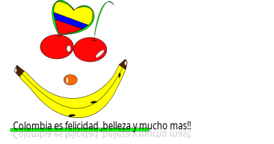 Colombia feliz clipart