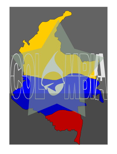 Colombia tiera querida clipart