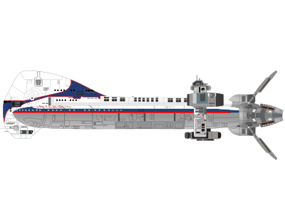 COLONIAL ONE FROM BATTLESTAR GALACTICA clipart