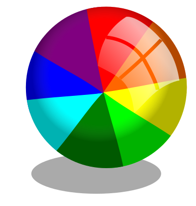 Color glasorb clipart