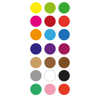 Color palette clipart