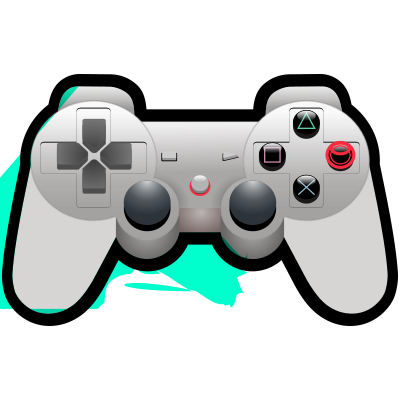 Color PlayStation Controller clipart
