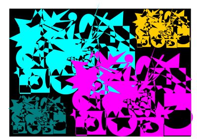 Color run clipart