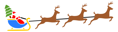 Color santa clipart