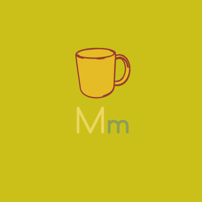 color-the-alphabet M m fourseasons/autumn clipart