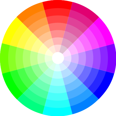 Color Wheel (12x7) clipart