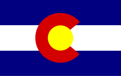 Colorado Flag clipart