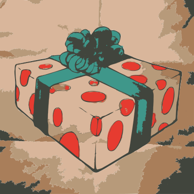 Colored Christmas Present clipart