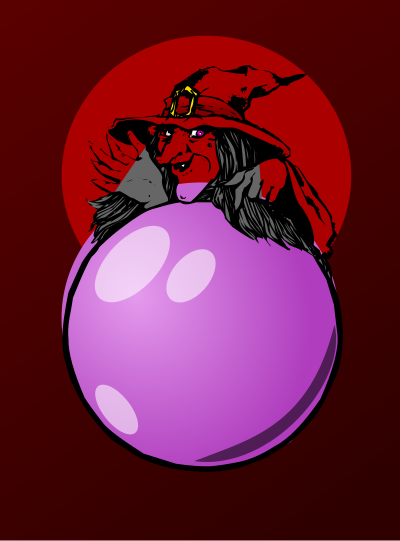 Colored: Crystal ball clipart