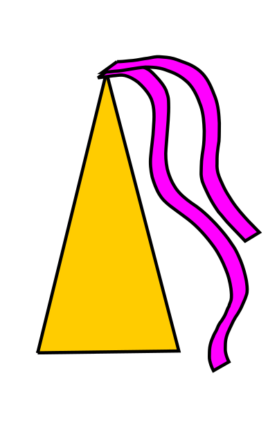 Colored Party Hat clipart