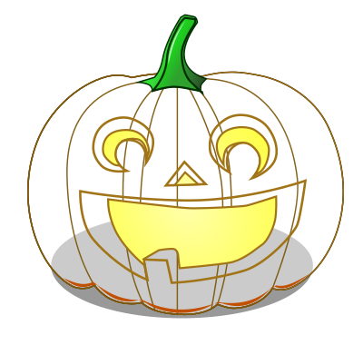Colored: Pumpkin clipart