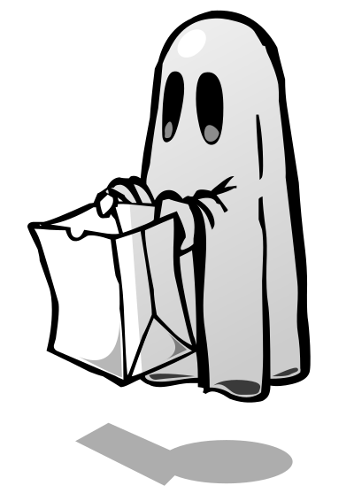 Colored: Trick or Treat clipart