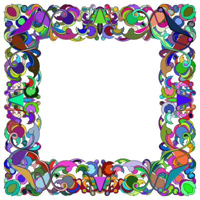 Colorful Abstract Frame clipart