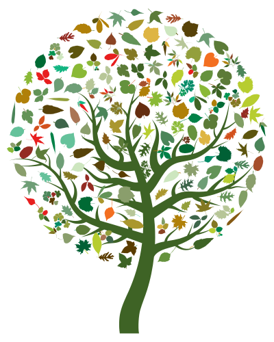 Colorful Abstract Tree Mark II clipart