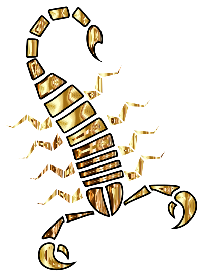 Colorful Abstract Tribal Scorpion 5 clipart