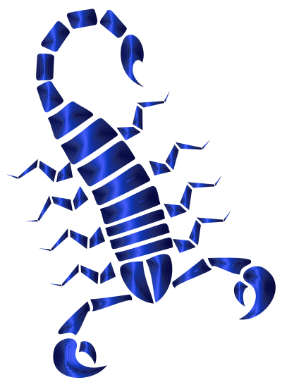 Colorful Abstract Tribal Scorpion 8 clipart