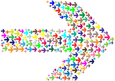 Colorful Arrows Fractal clipart