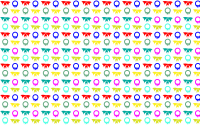 Colorful Bells Seamless Pattern clipart