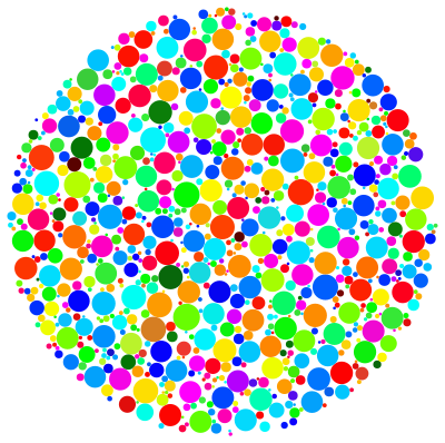Colorful Circle Fractal 3 clipart