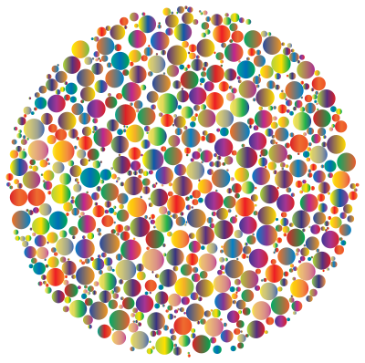 Colorful Circle Fractal 4 clipart
