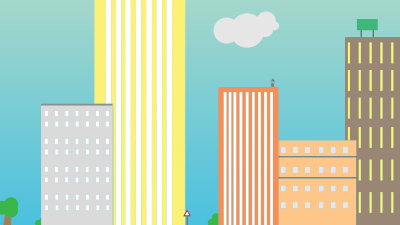 Colorful City Landscape clipart