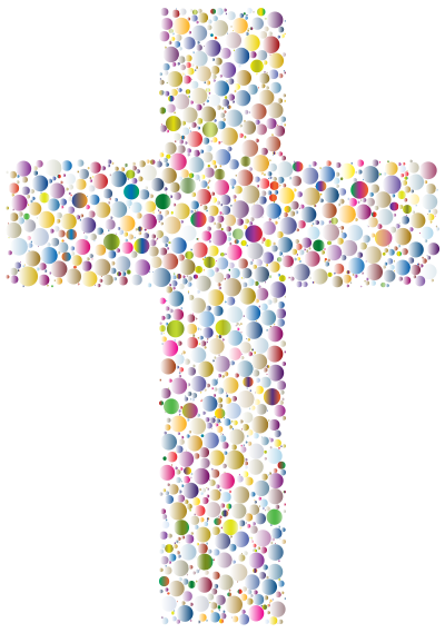 Colorful Cross Circles 5 clipart
