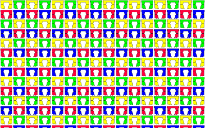 Colorful Curtains Seamless Pattern clipart