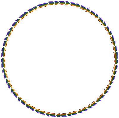 Colorful Direction Circle clipart
