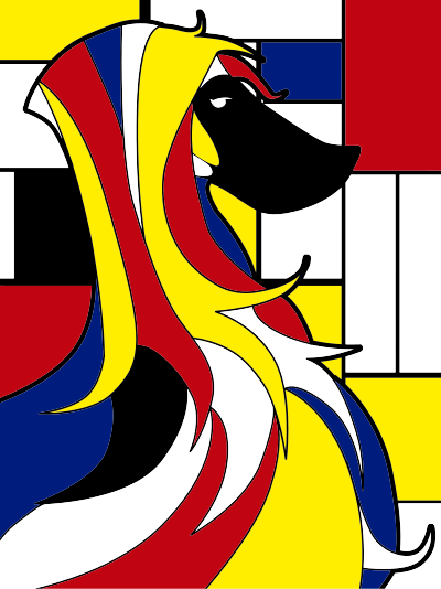 Colorful Dog clipart