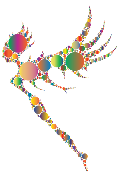 Colorful Fairy Circles 2 clipart