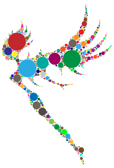 Colorful Fairy Circles clipart